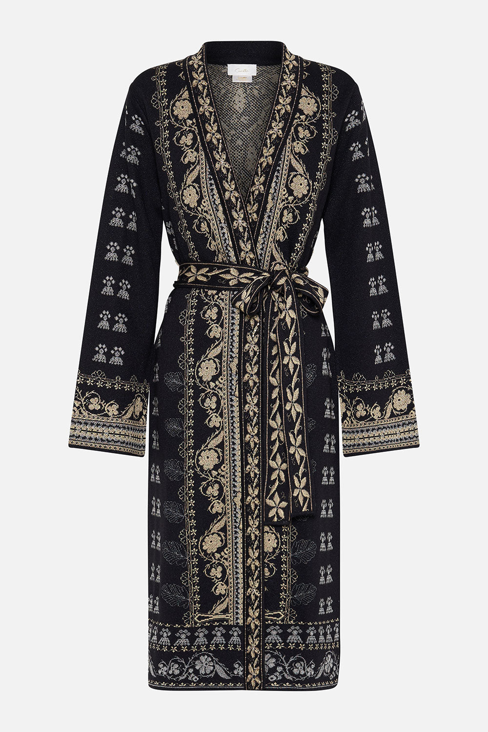 LONG CARDIGAN WITH BELT ITS ALL OVER TORERO