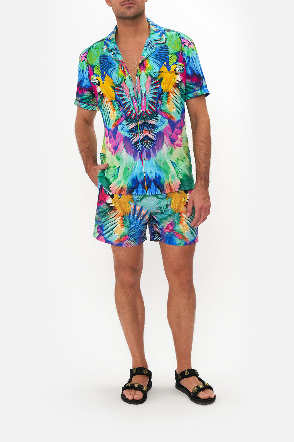 SHORT SLEEVE CAMP COLLARED SHIRT AGE OF ASTERIA