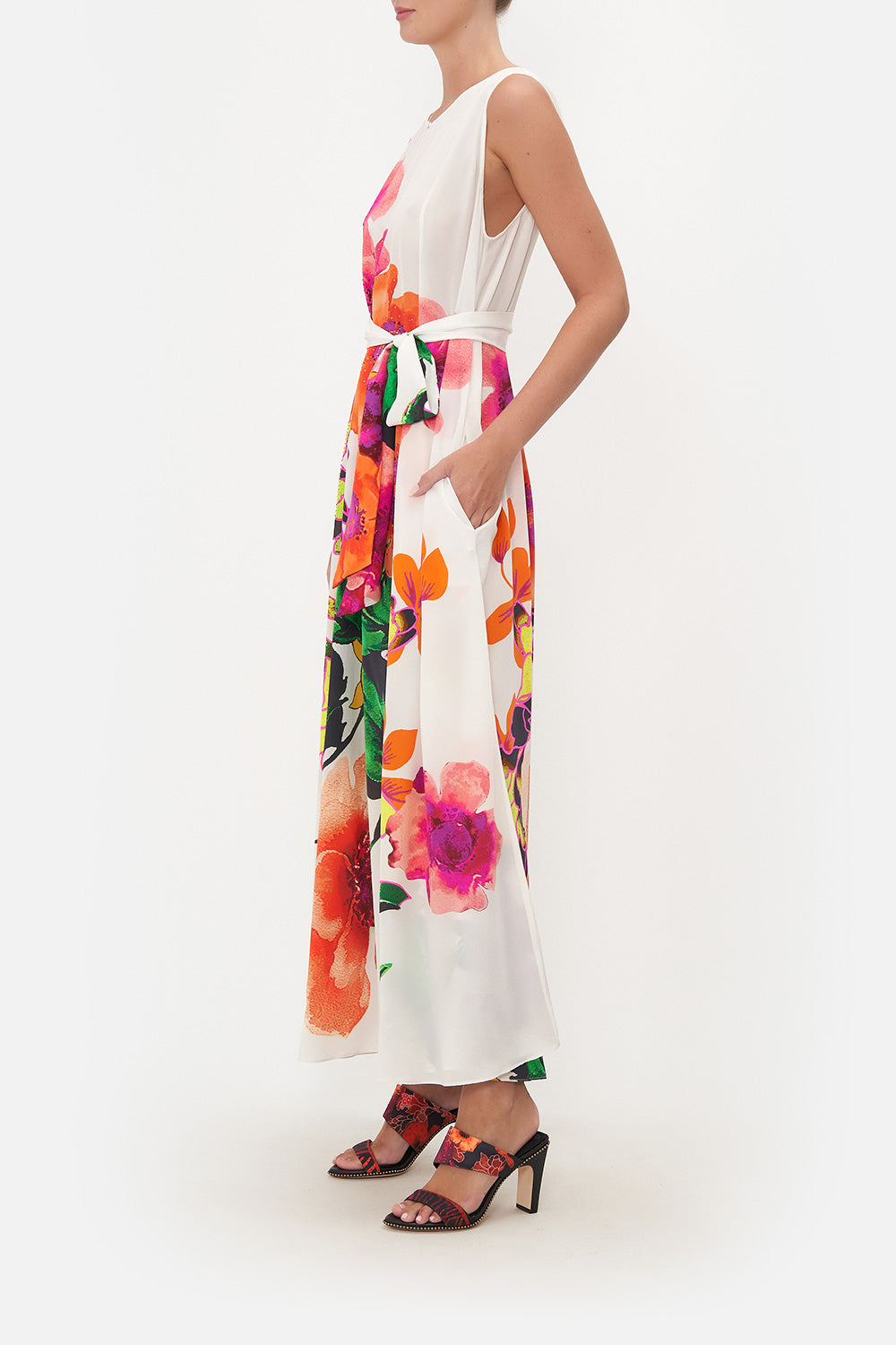 FLARED JUMPSUIT PRETTY AS A POPPY