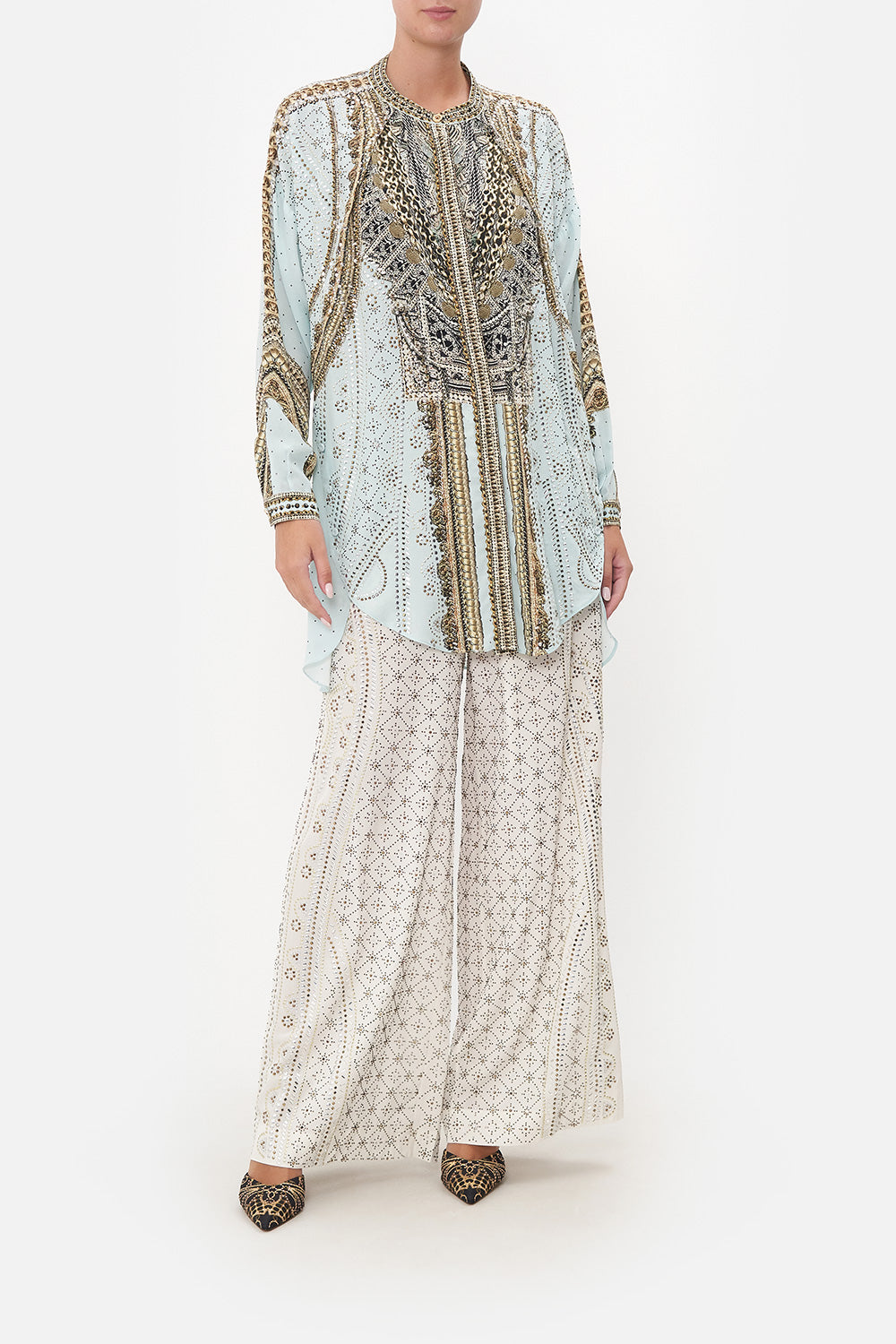 SHIRT WITH SIDE BUTTONS LUXE ESPIRITU