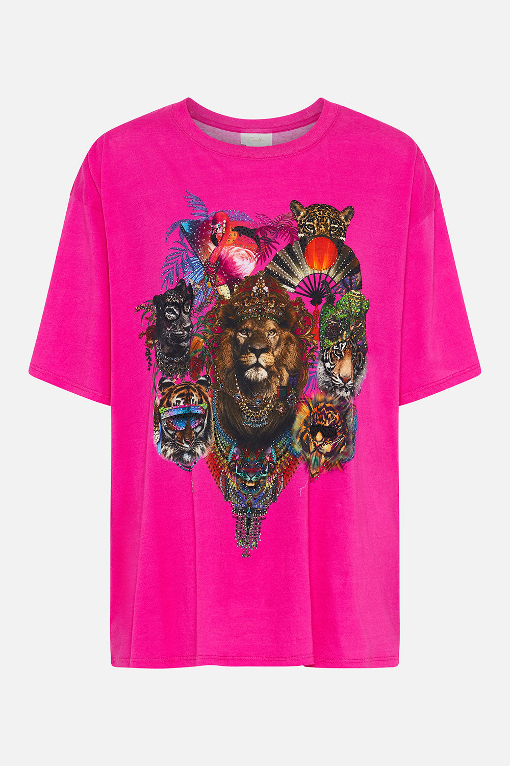 OVERSIZE BAND TEE WRITINGS ON THE WALL