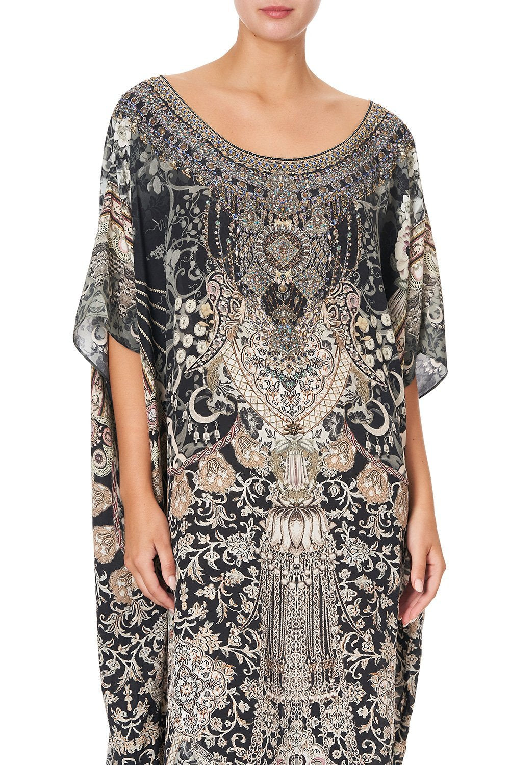 ROUND NECK KAFTAN DUST HER OFF