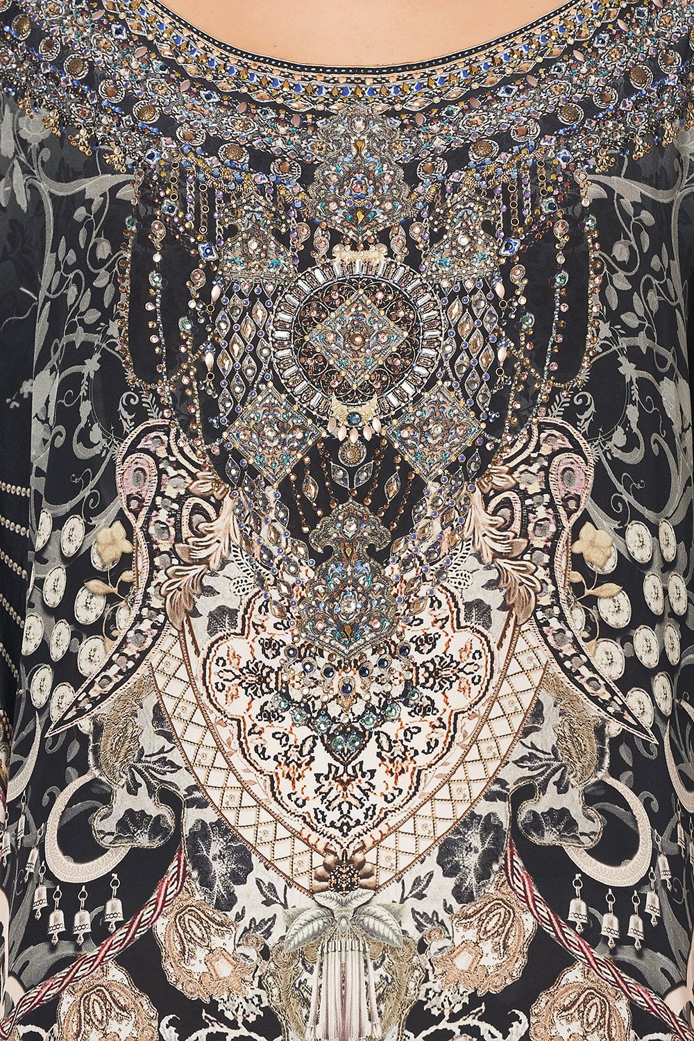 ROUND NECK KAFTAN DUST HER OFF