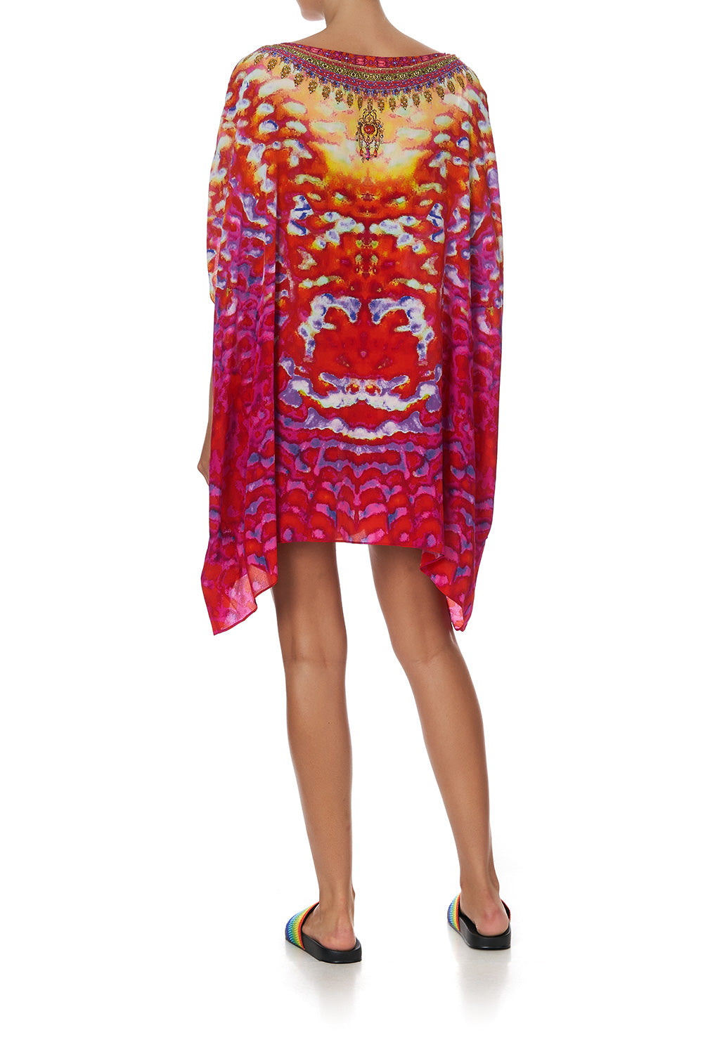 SHORT ROUND NECK KAFTAN BANSHEE BECKONS