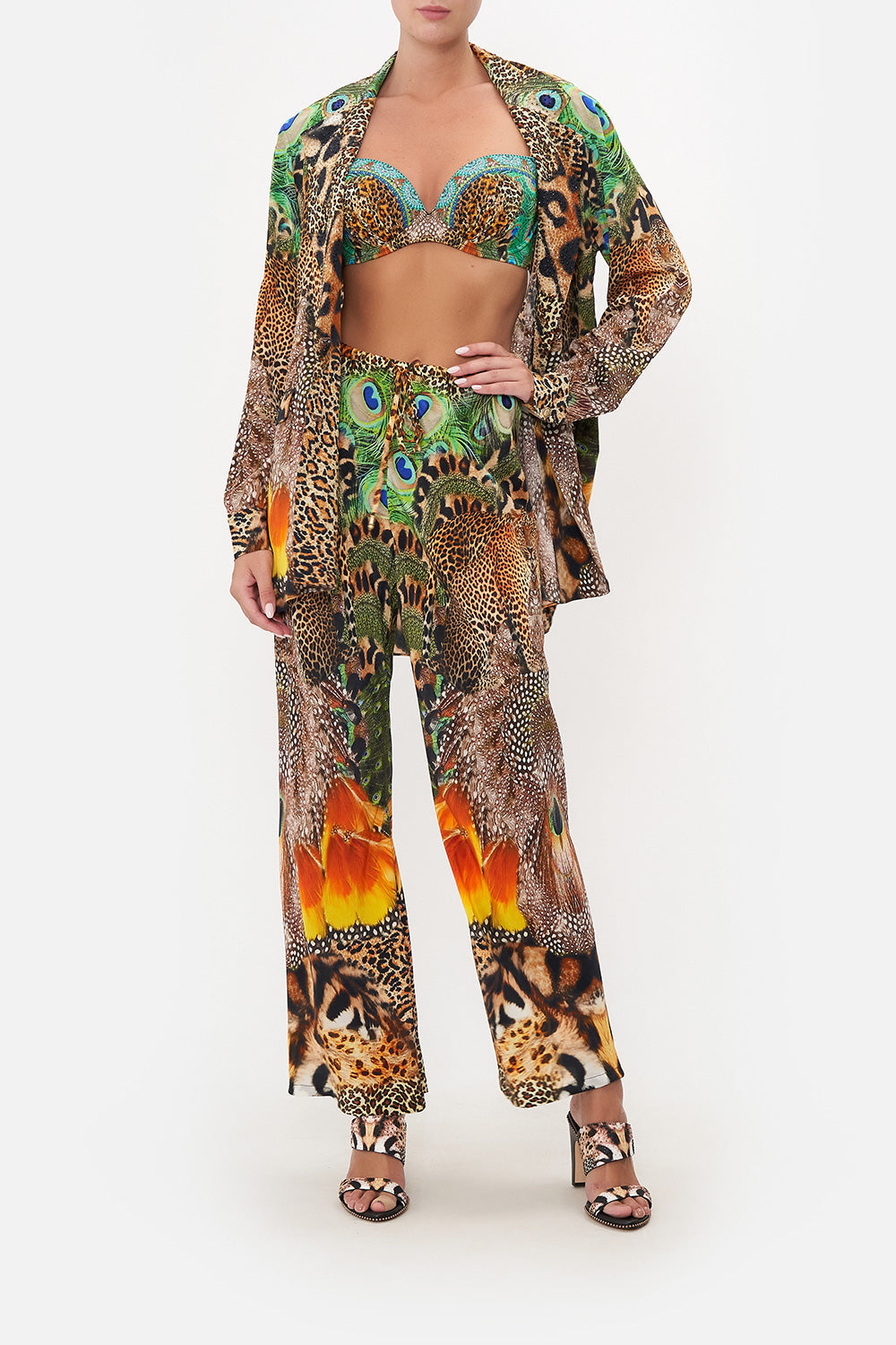 DOUBLE BREASTED SOFT JACKET SURREALIST XANADU