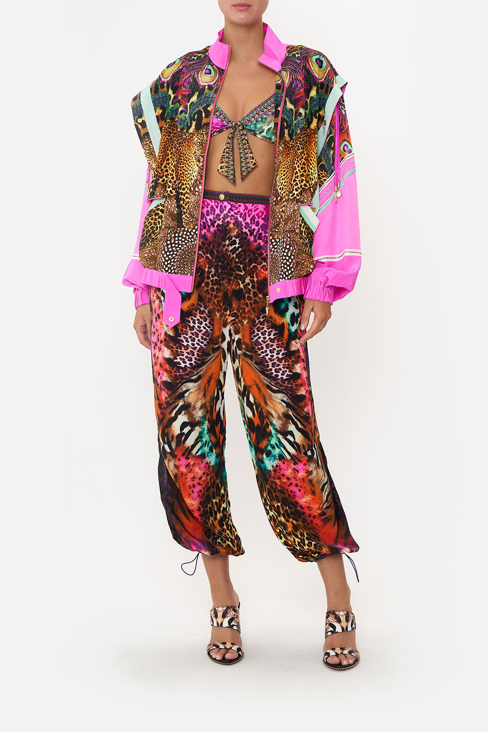 PANEL DETAIL HOODED JACKET XANADU RISING