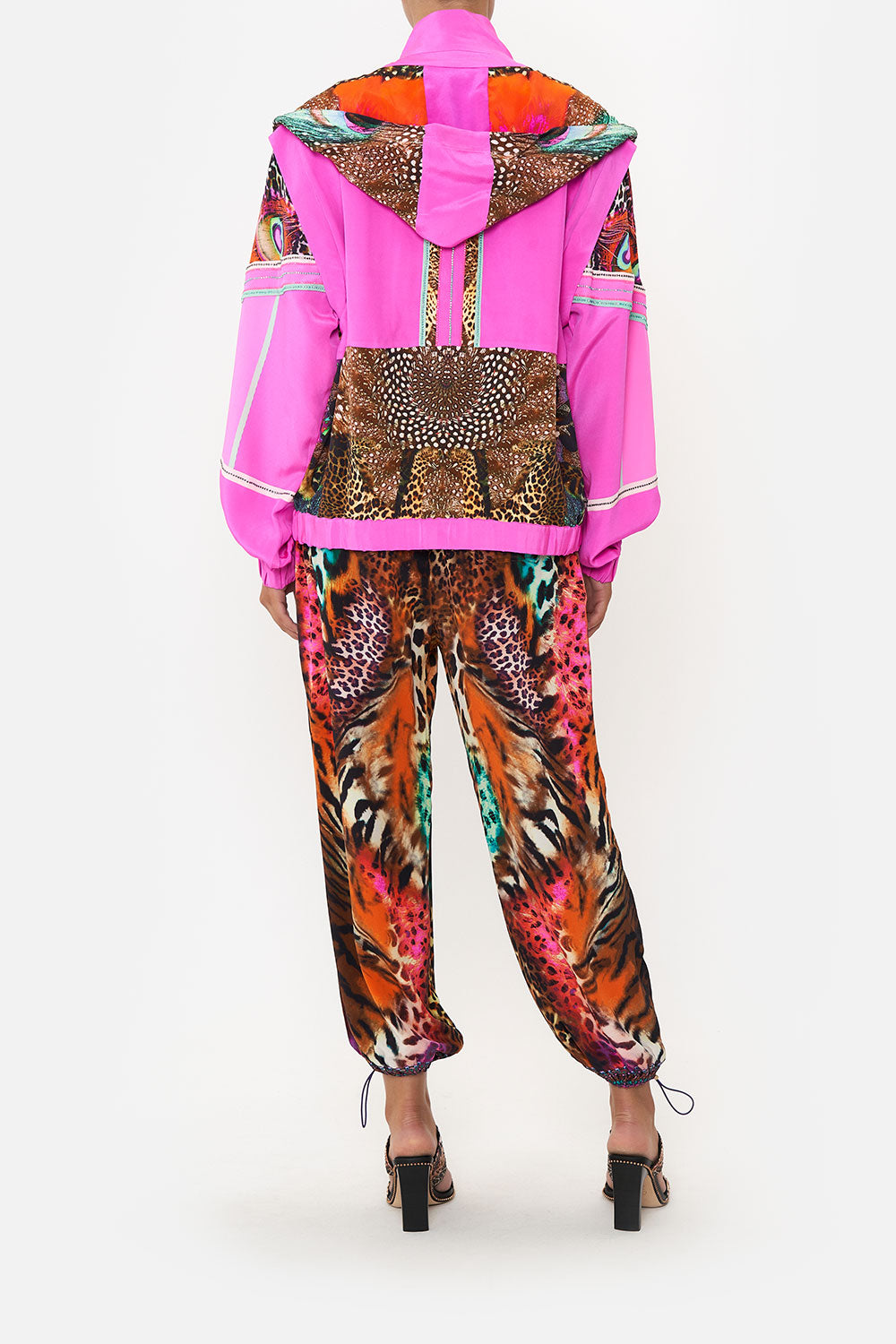 PANEL DETAIL HOODED JACKET XANADU RISING