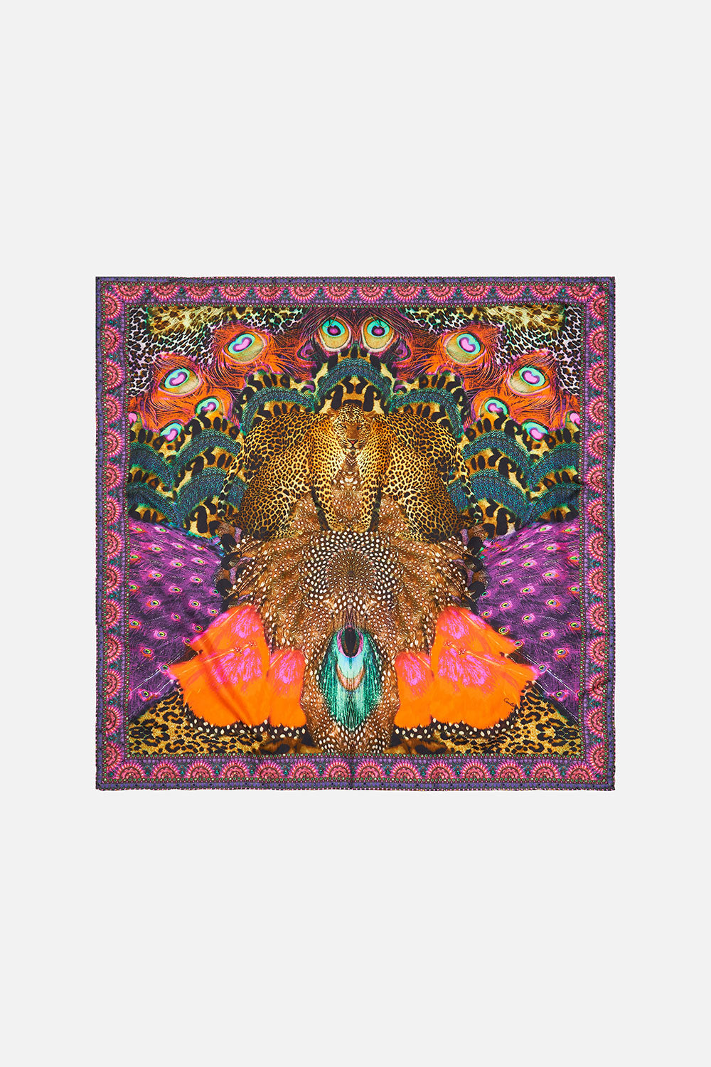 LARGE SQUARE SCARF XANADU RISING