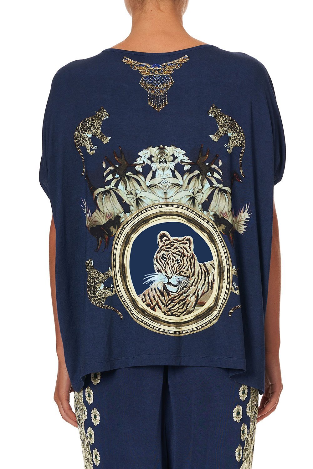 LOOSE FIT ROUND NECK TEE A LITTLE PAST TWILIGHT