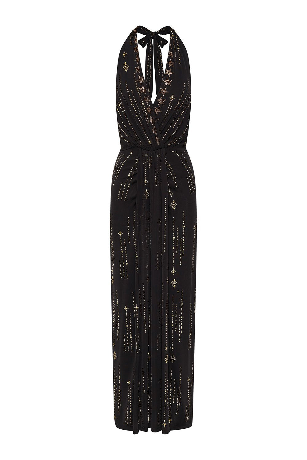 LONG JERSEY HALTER DRESS LADY STARDUST