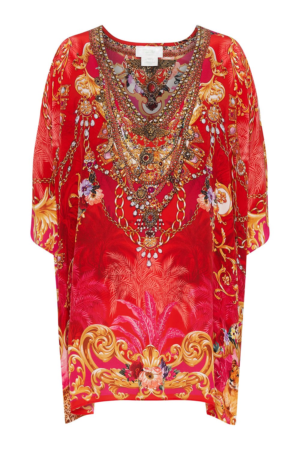 RECTANGULAR V NECK KAFTAN PRIMA DONNA