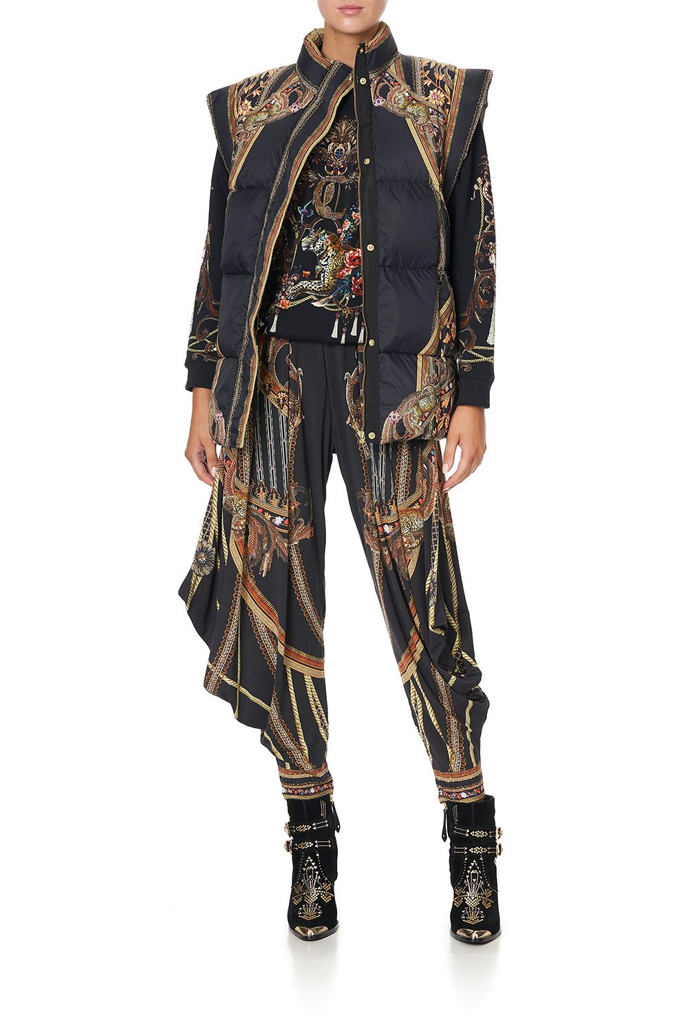 OVERSIZED PUFFER GILET BELLE OF THE BAROQUE