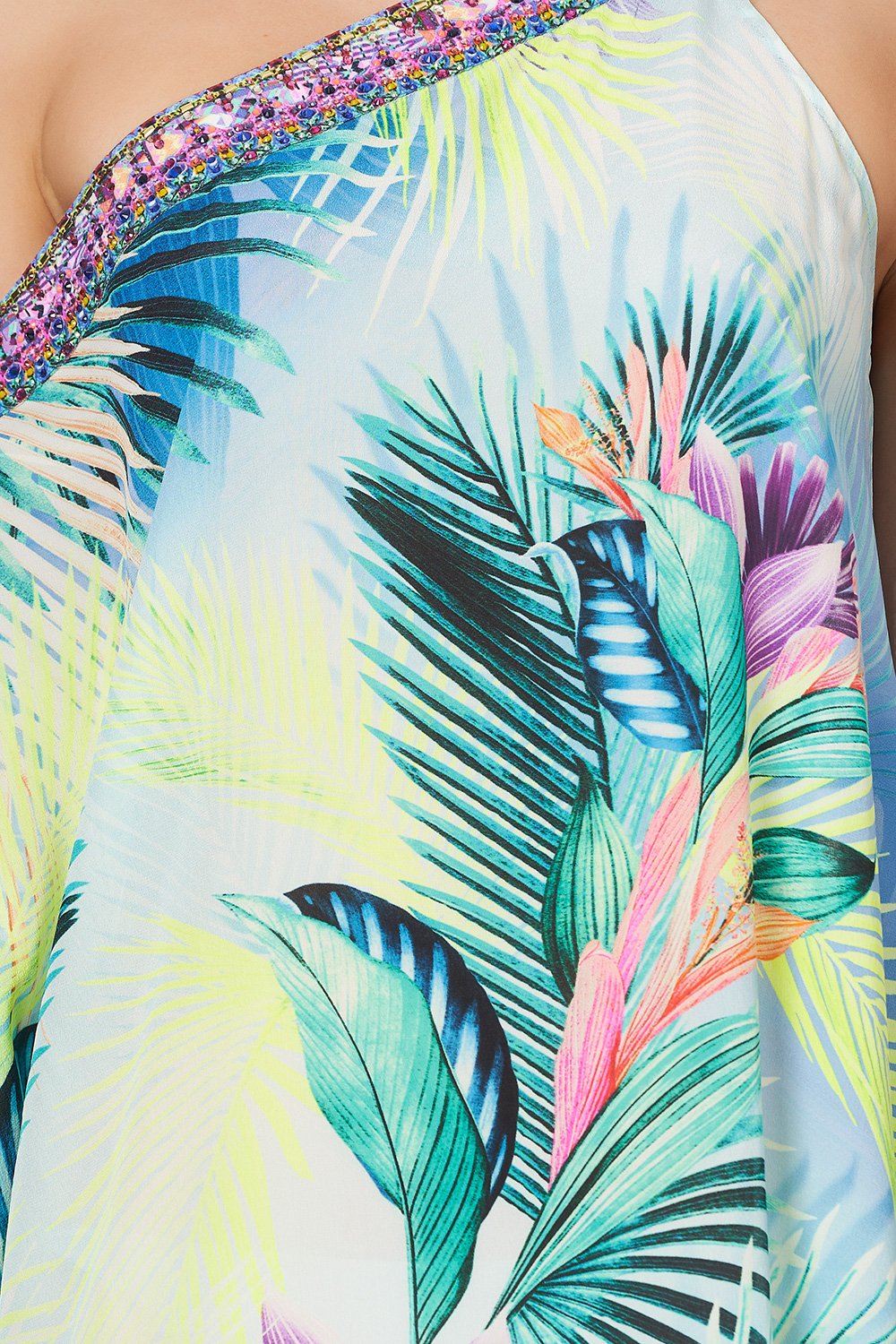 ONE SHOULDER SHORT KAFTAN WHATS YOUR VICE