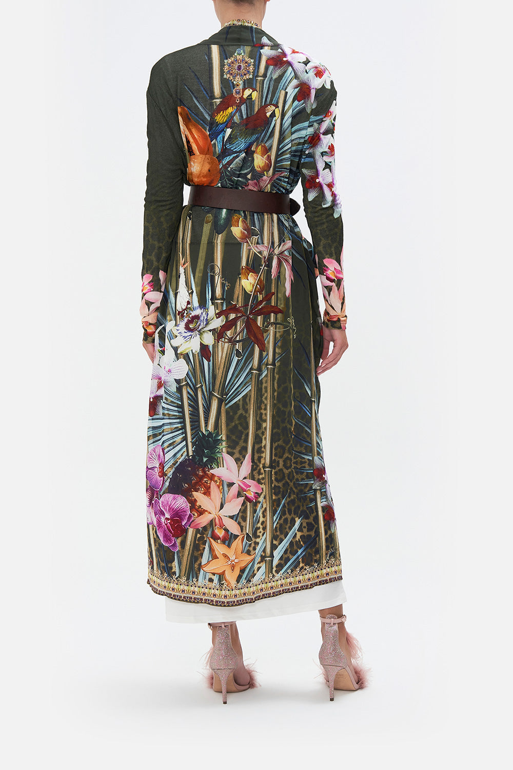 LONG CASUAL JACKET WITH POCKETS PASSPORT TO PARADISE