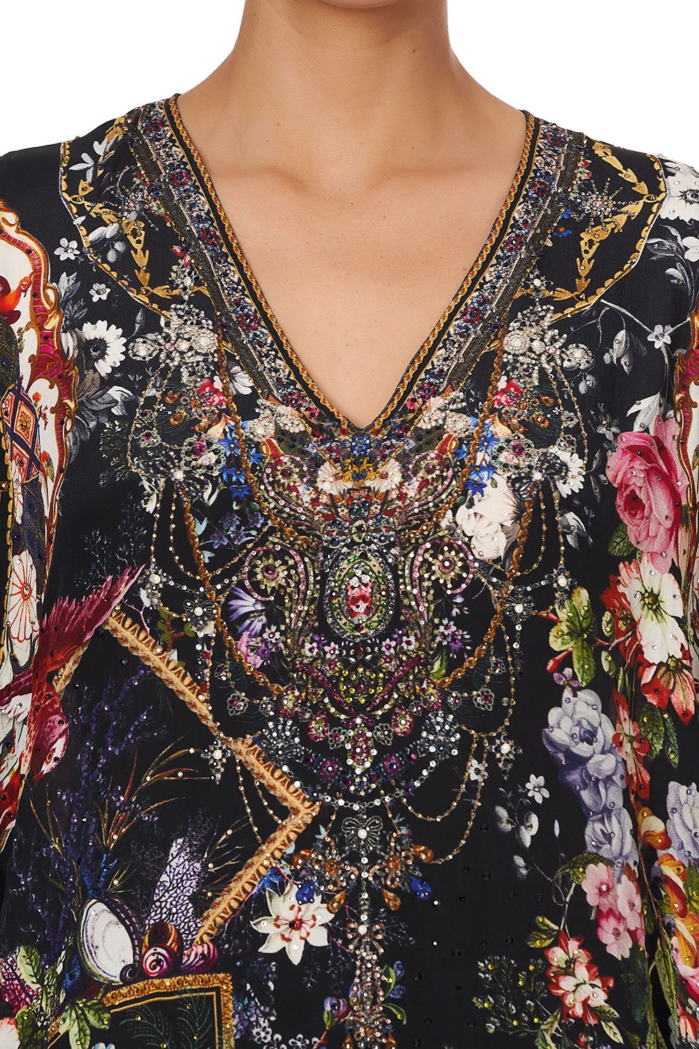 SLIM FIT KAFTAN WITH SPLIT FROM THE ARCHIVES