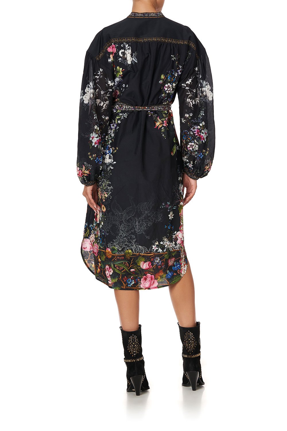 BLOUSON SLEEVE MIDI DRESS FROM THE ARCHIVES