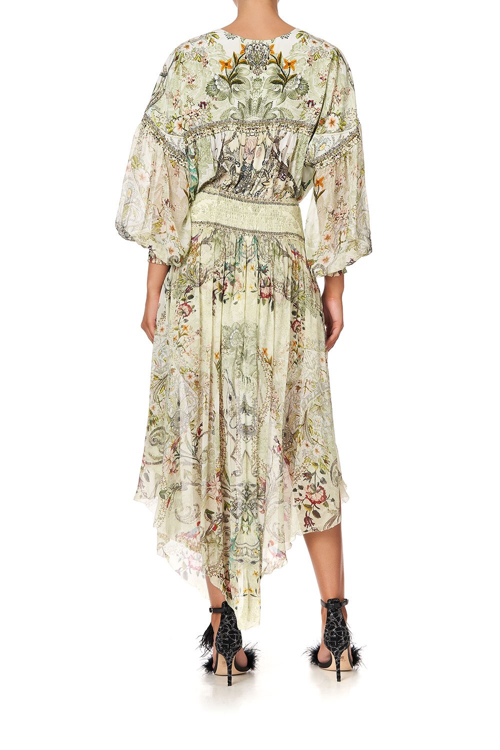 BLOUSON BLOUSE WITH NECK TIE BRICK LANE BEEUTY