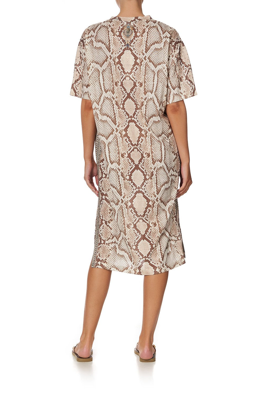 JERSEY T-SHIRT DRESS GAZE OF MEDUSA