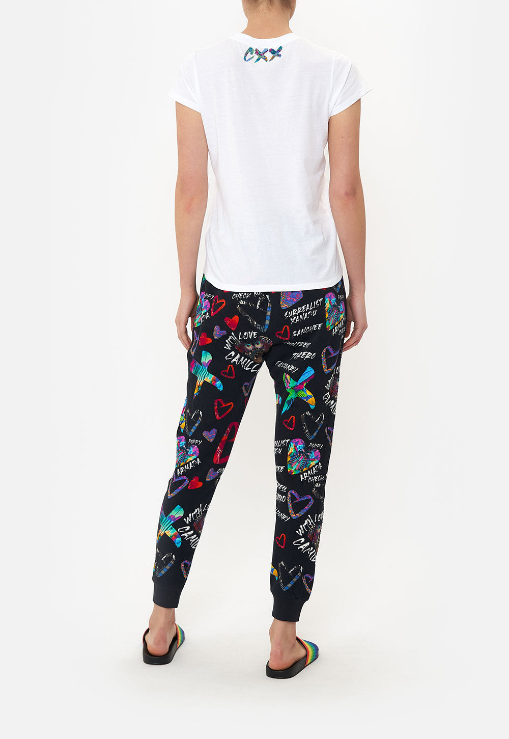 SLIM FIT  ROUND NECK T-SHIRT SHES A WRITE OFF