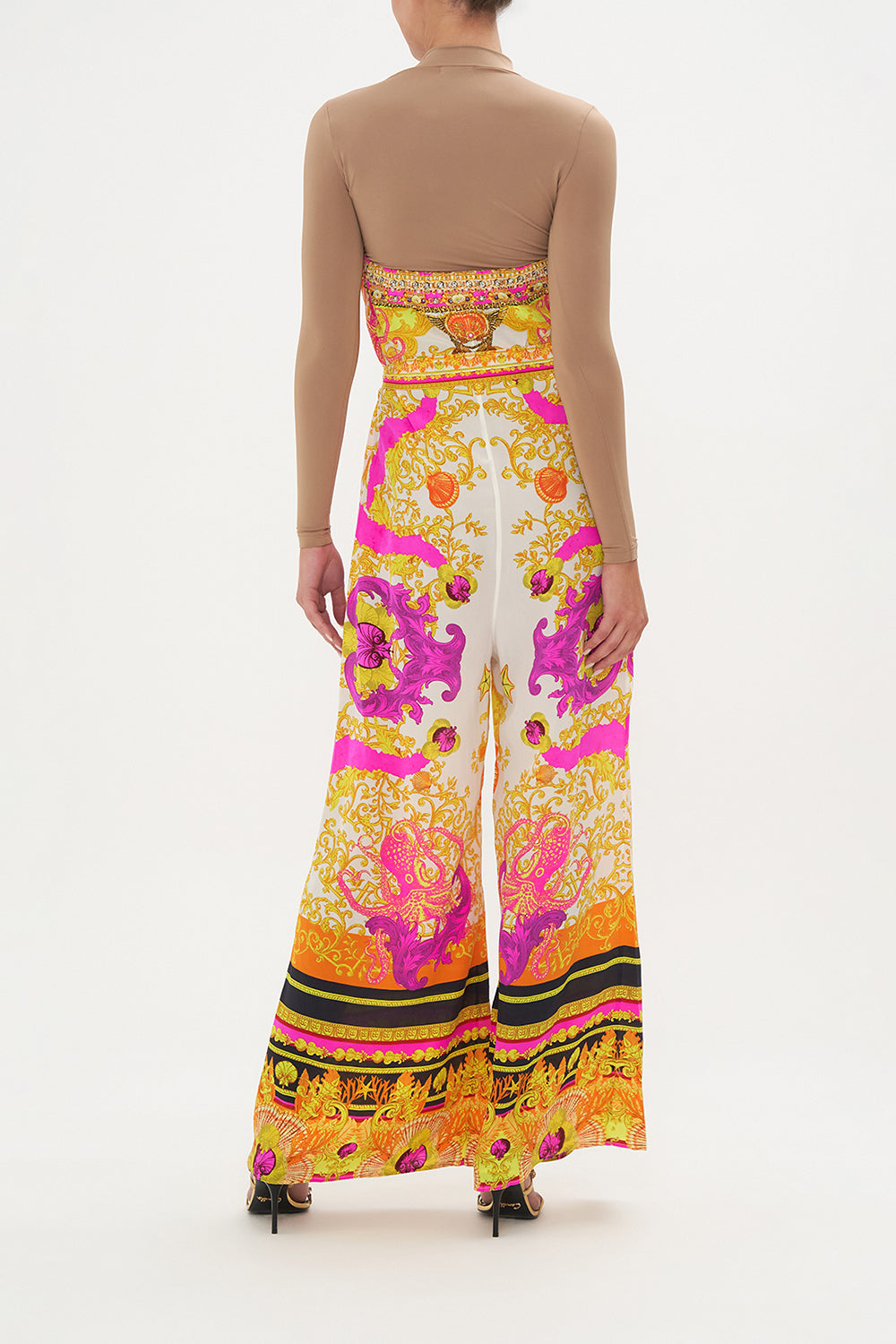 STRAPLESS JUMPSUIT WITH D RING BELT SQUID SQUAD