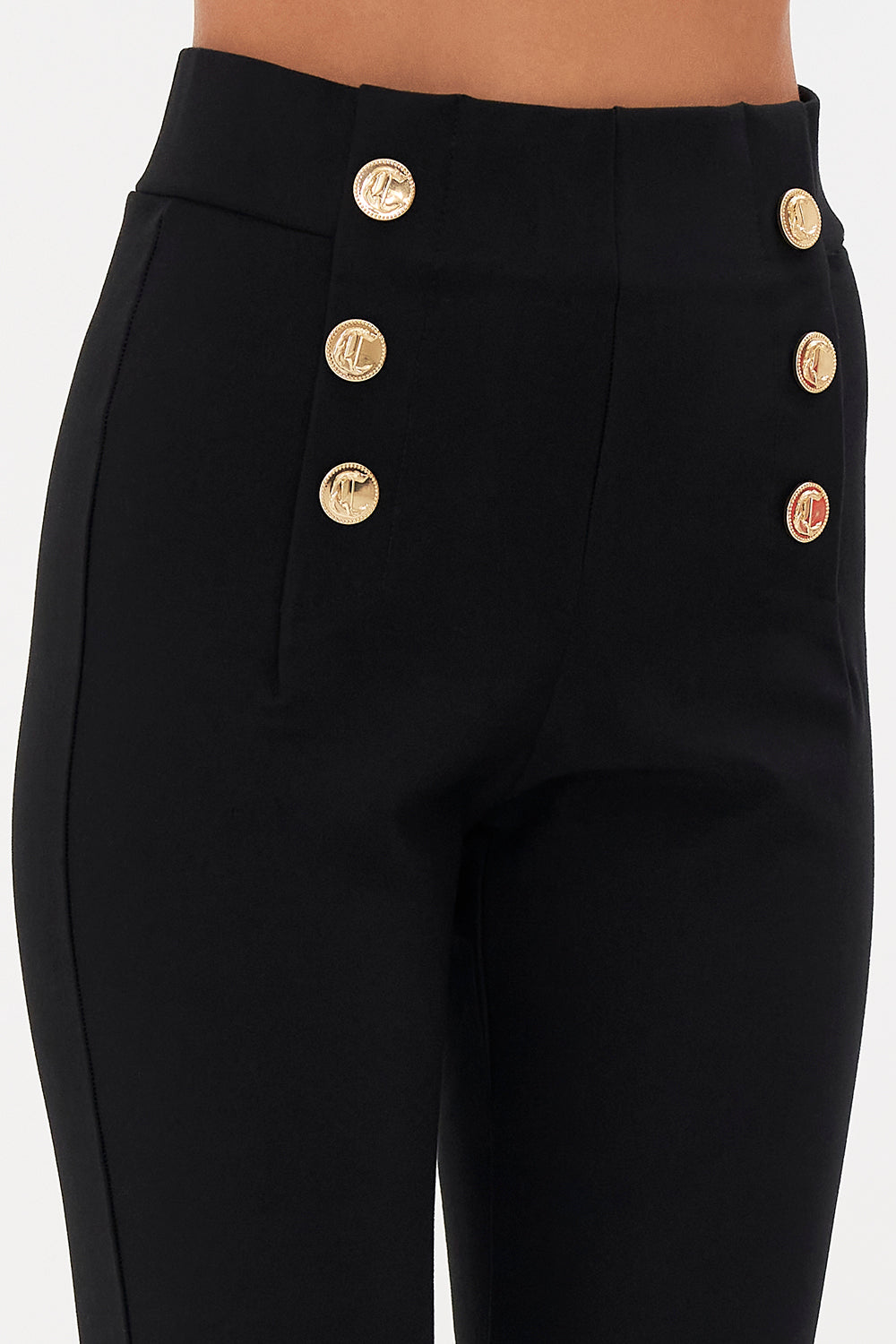 Button Embellished Ponte Pant, Wild Horses CAMILLA EU CAMILLA EU