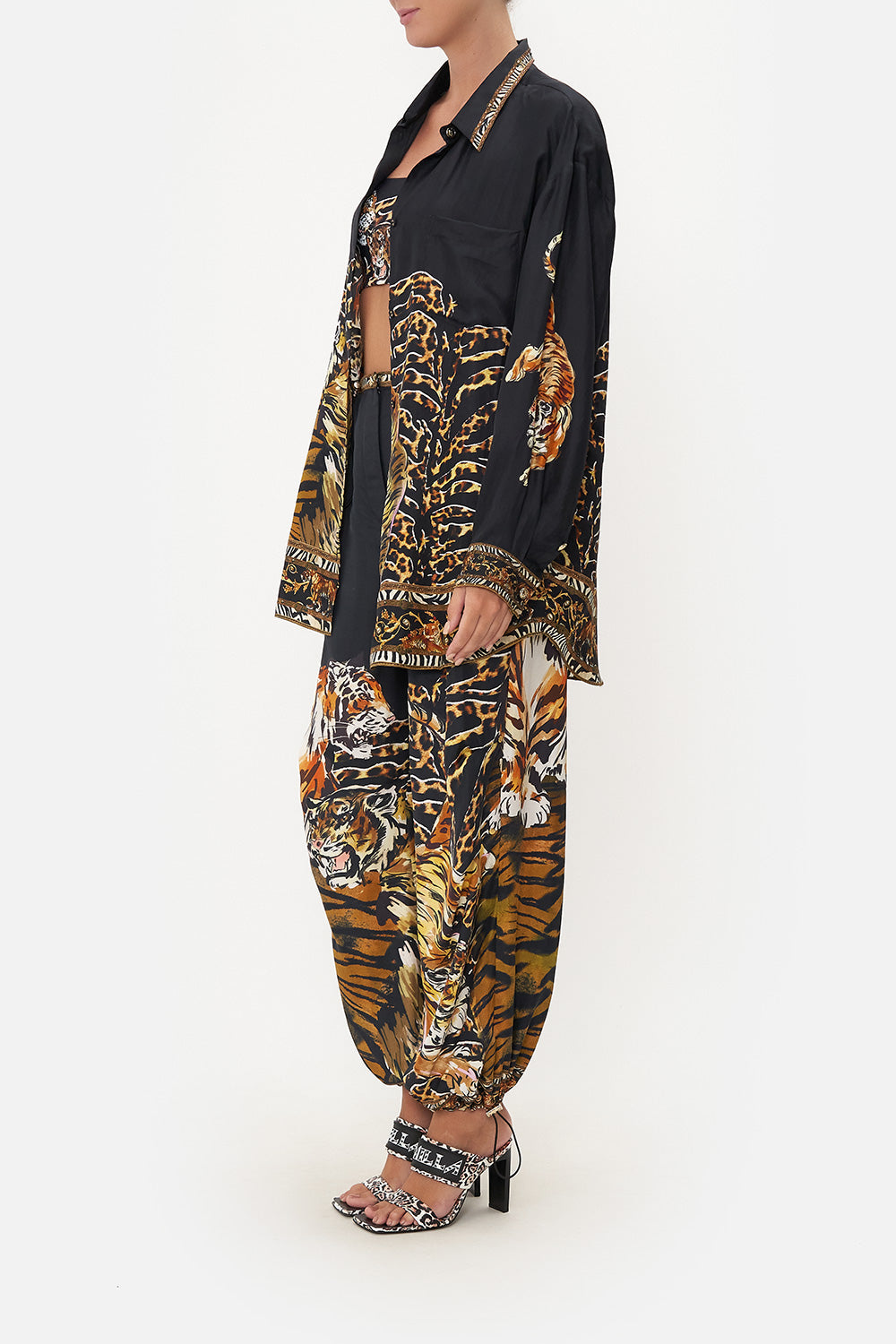 OVERSIZED SHIRT TIGER TALK