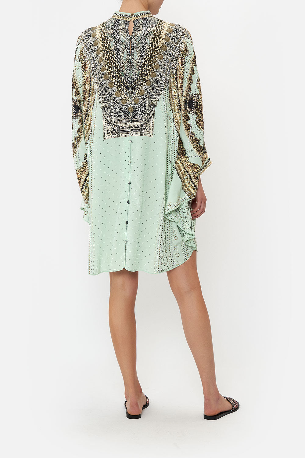 SHORT KAFTAN WITH HIGH NECK FREE ESPIRITU