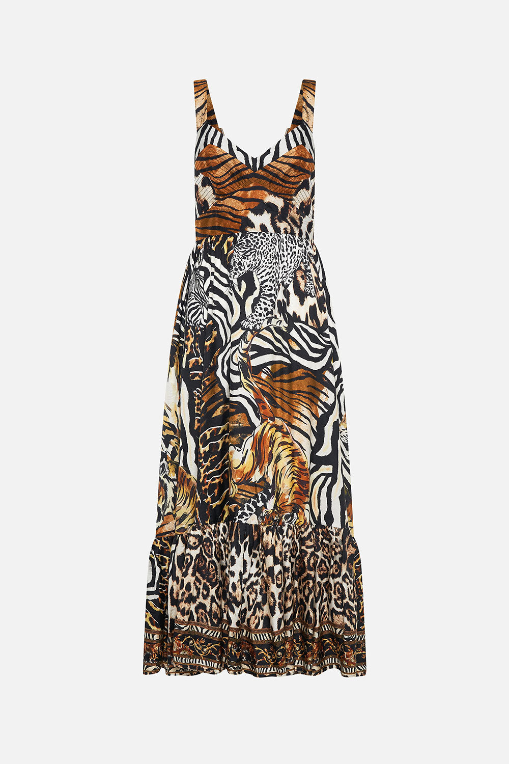 DRESS WITH FITTED BODICE WHATS NEW PUSSYCAT