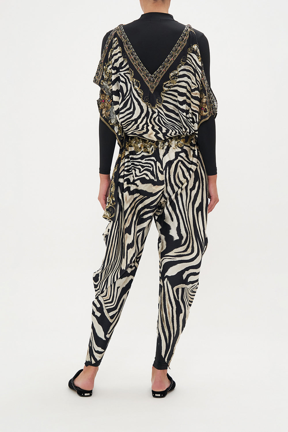 DRAPED SIDE PANT EARN YOUR STRIPES