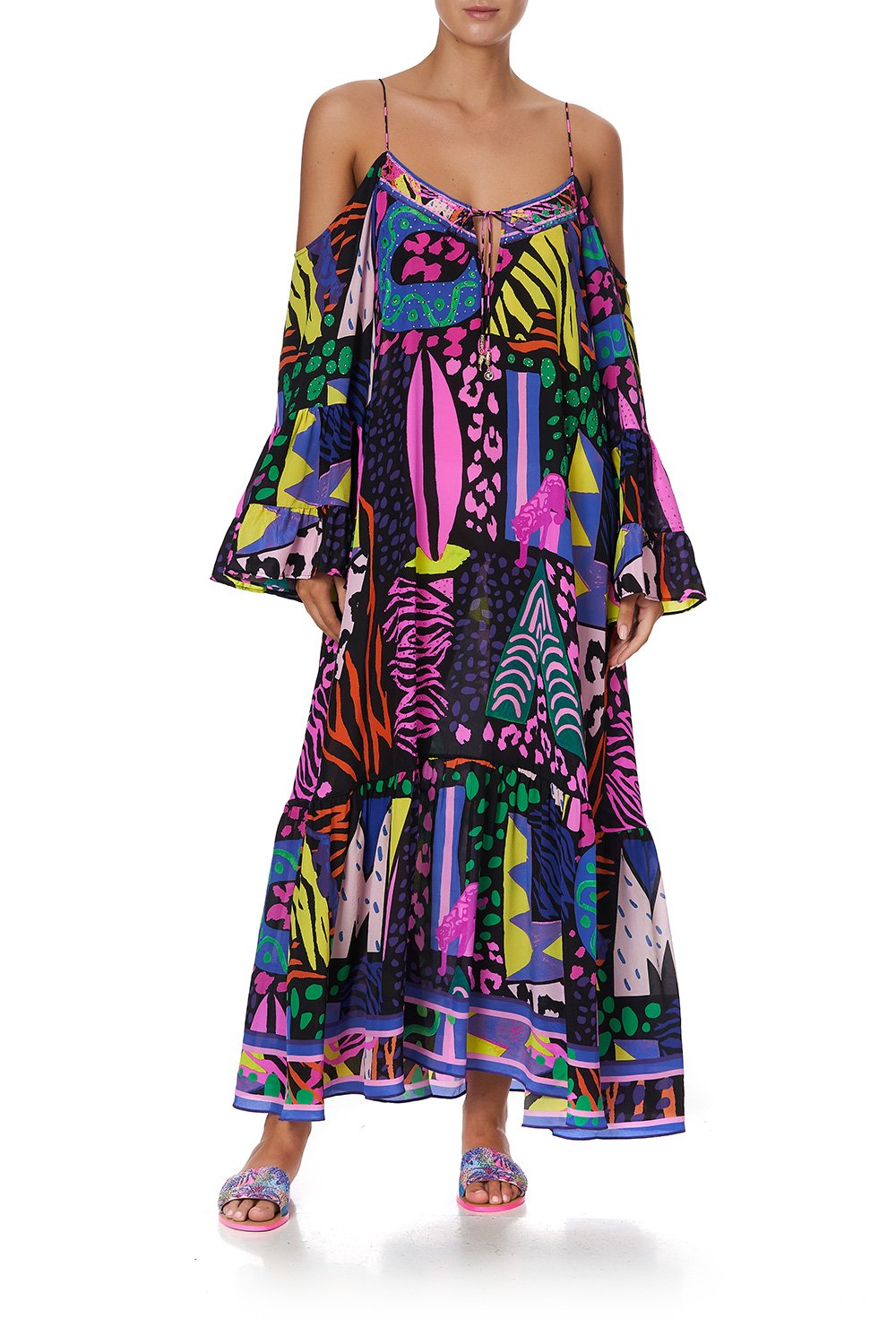 DROP SHOULDER LONG SLEEVE DRESS FAIR LADYS DINKUM