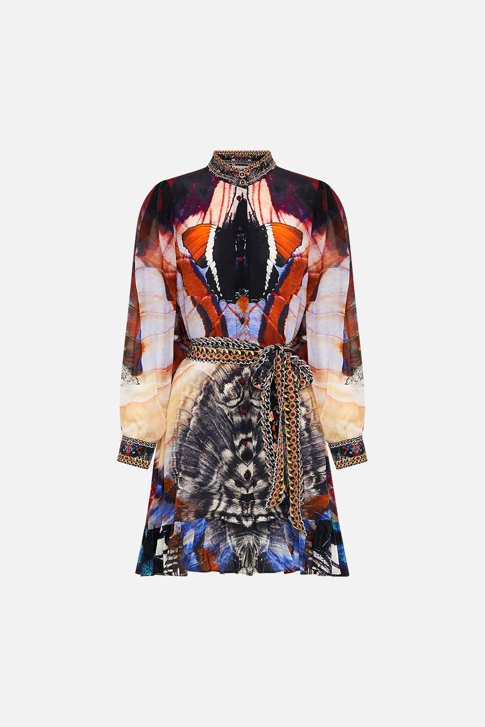DROP SLEEVE SHIRT DRESS WINGS OF MARIPOSA