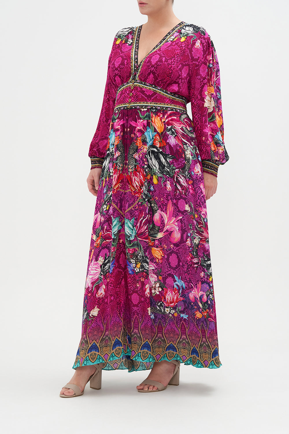 BUTTON DRESS WITH SHAPED WAISTBAND VISION OF VENOM