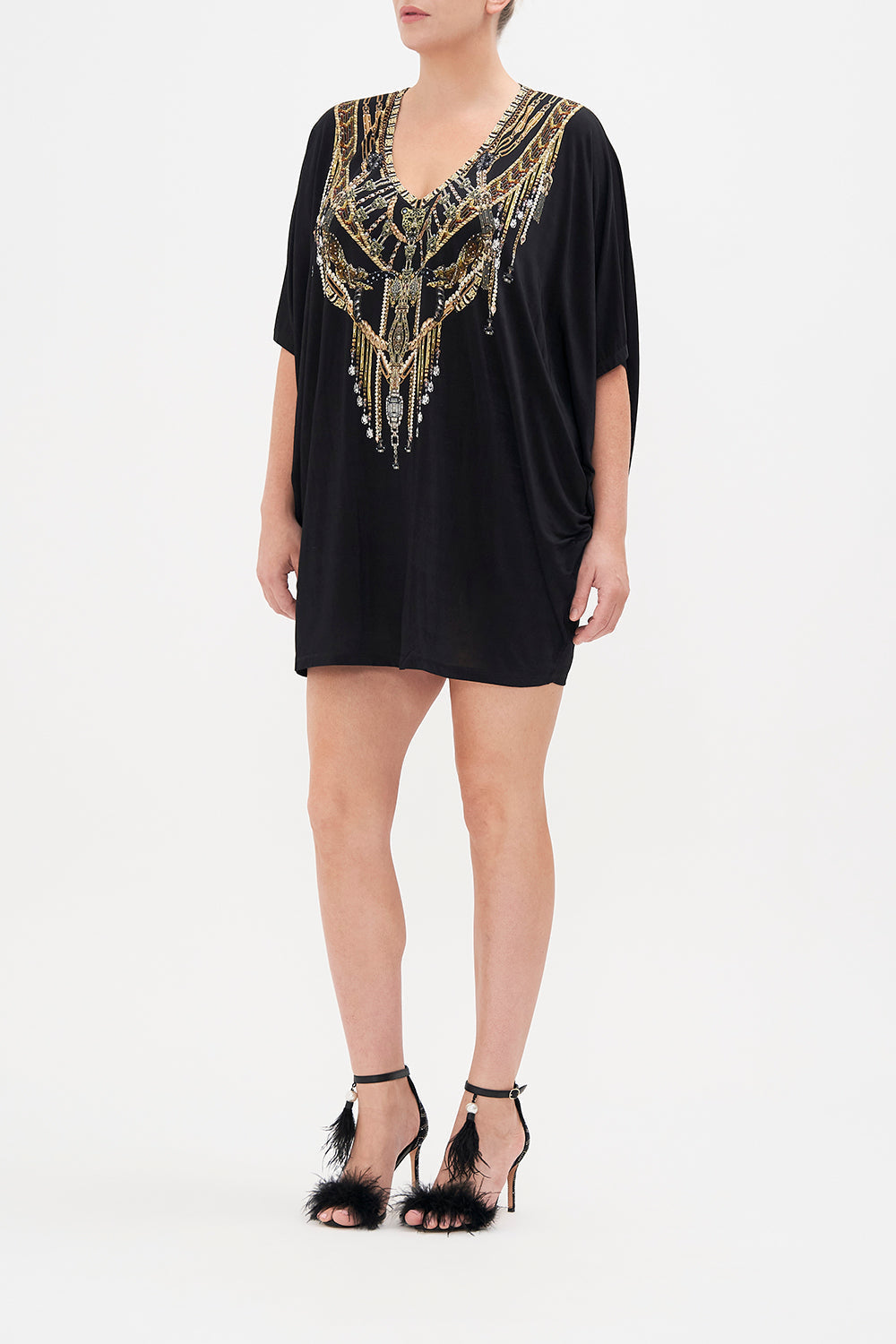 BAT SLEEVE DRESS EASY TIGER