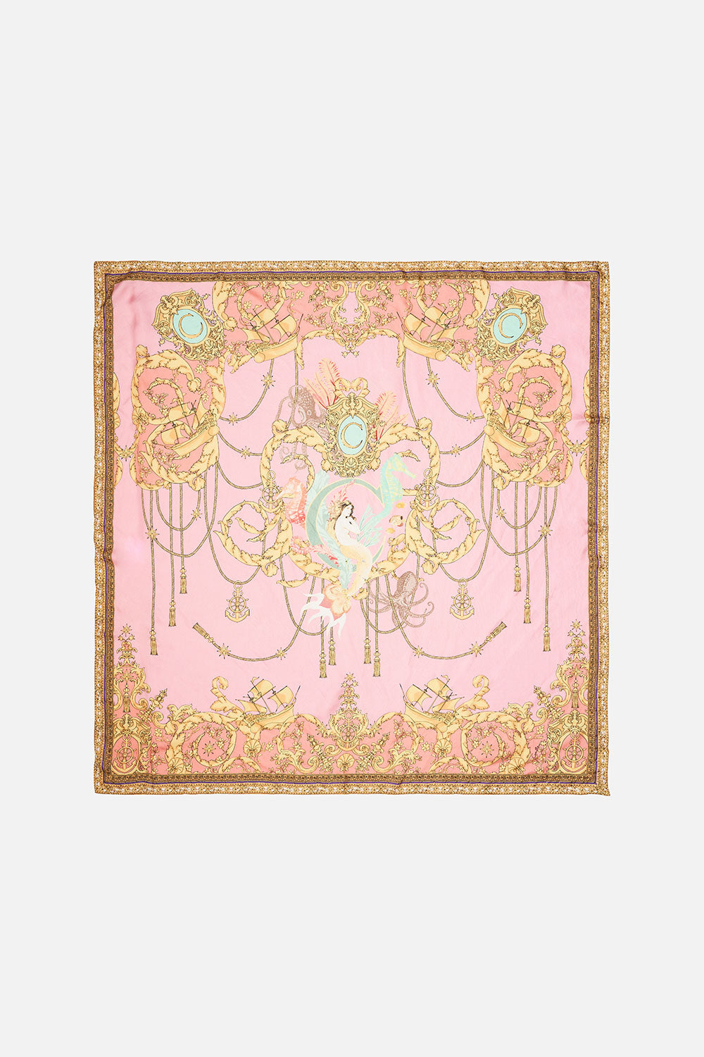 LARGE SQUARE SCARF MERMAID MOTEL