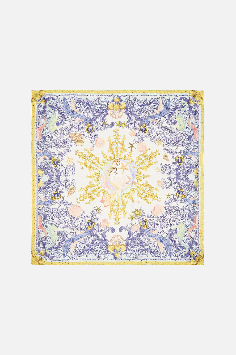 LARGE SQUARE SCARF STAR OF THE SEA
