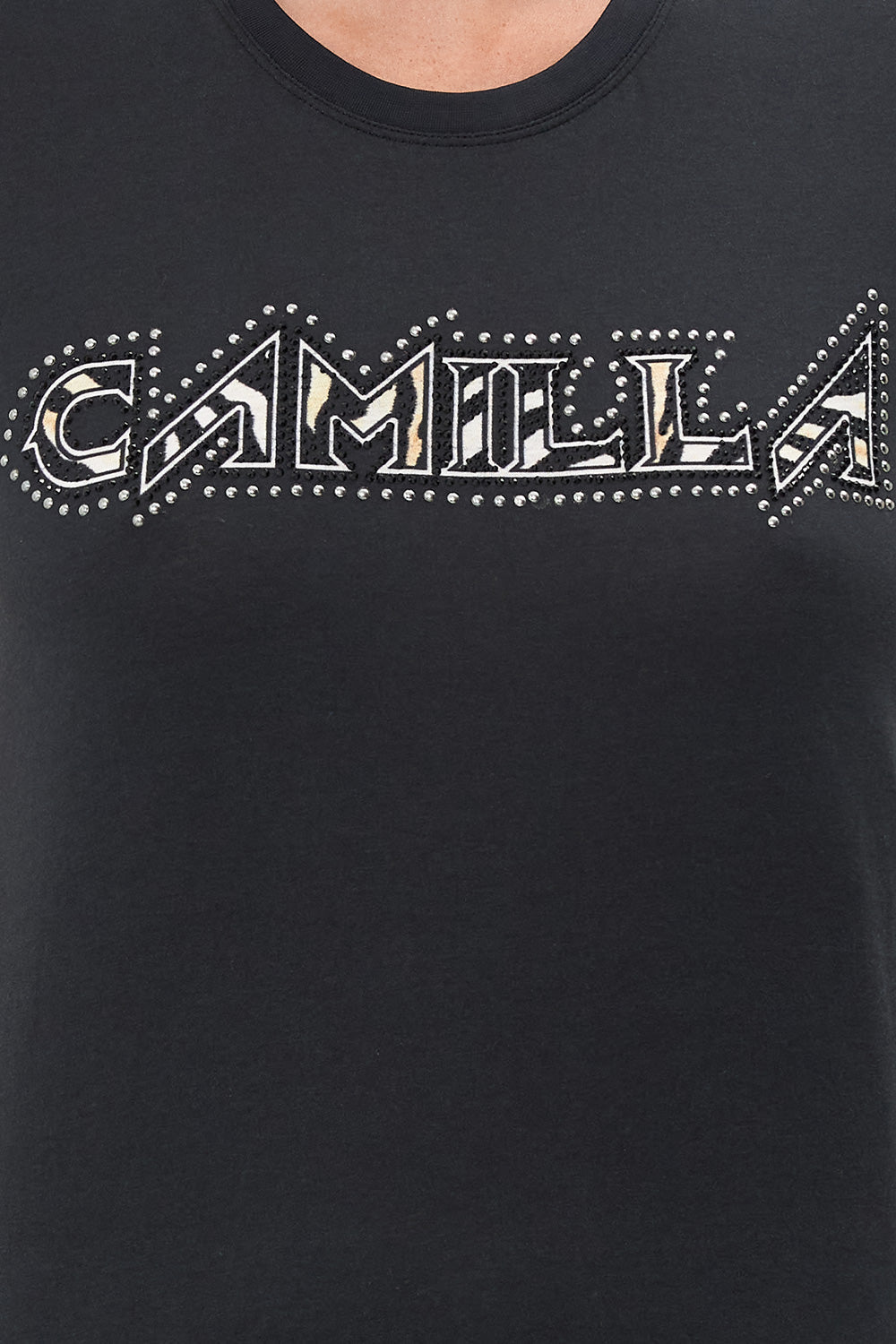 SLIM FIT ROUND NECK T-SHIRT EASY TIGER