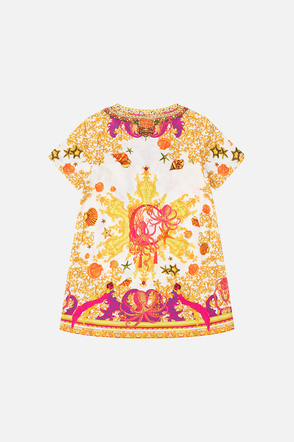 KIDS T-SHIRT DRESS 4-10 SQUID SQUAD