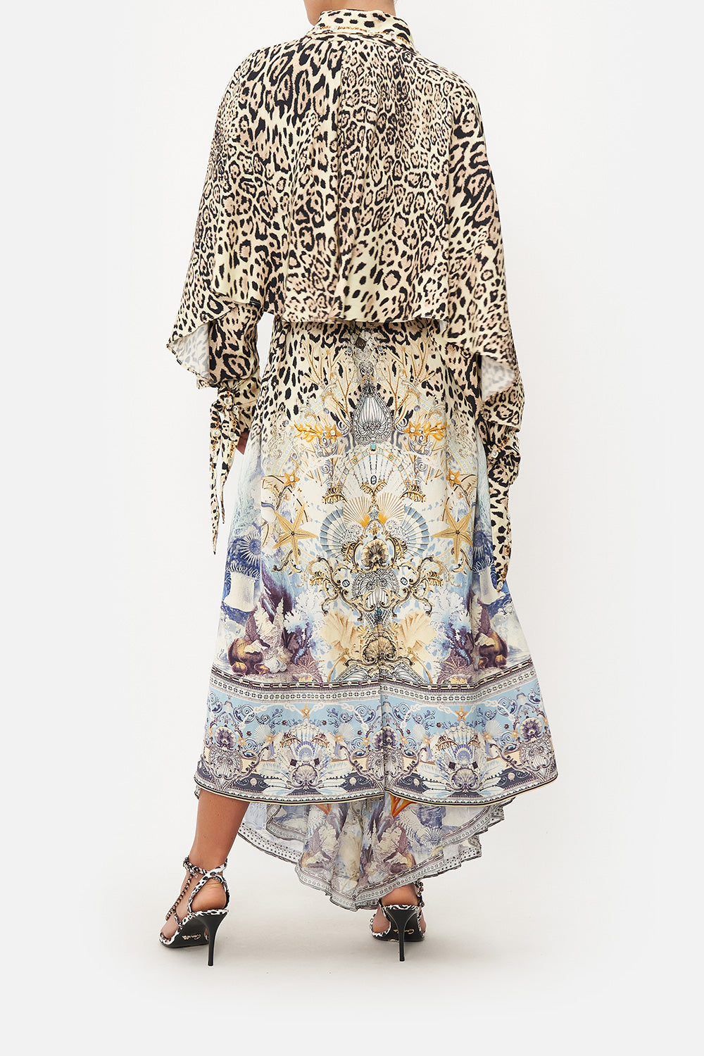 SOFT TRENCH WITH TIES SEAHORSE SONNET