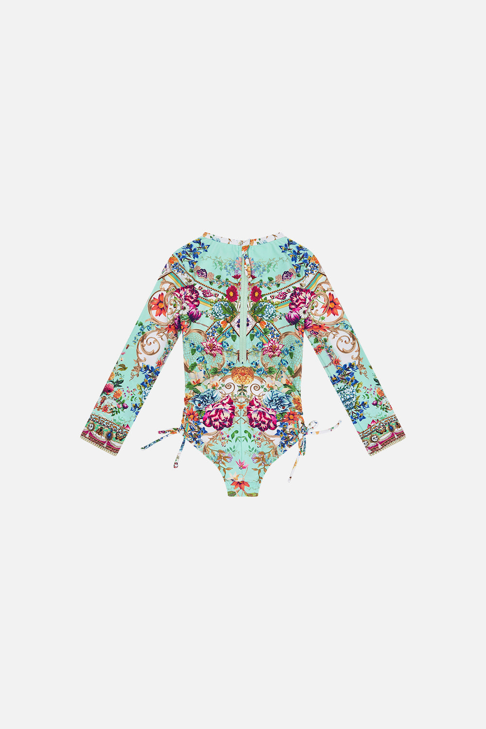 KIDS RUCHED SIDE PADDLESUIT 12-14 HONEY HONEY