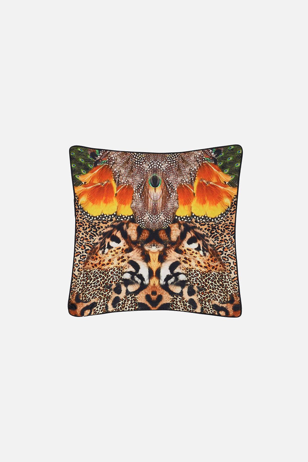 SMALL SQUARE CUSHION SURREALIST XANADU