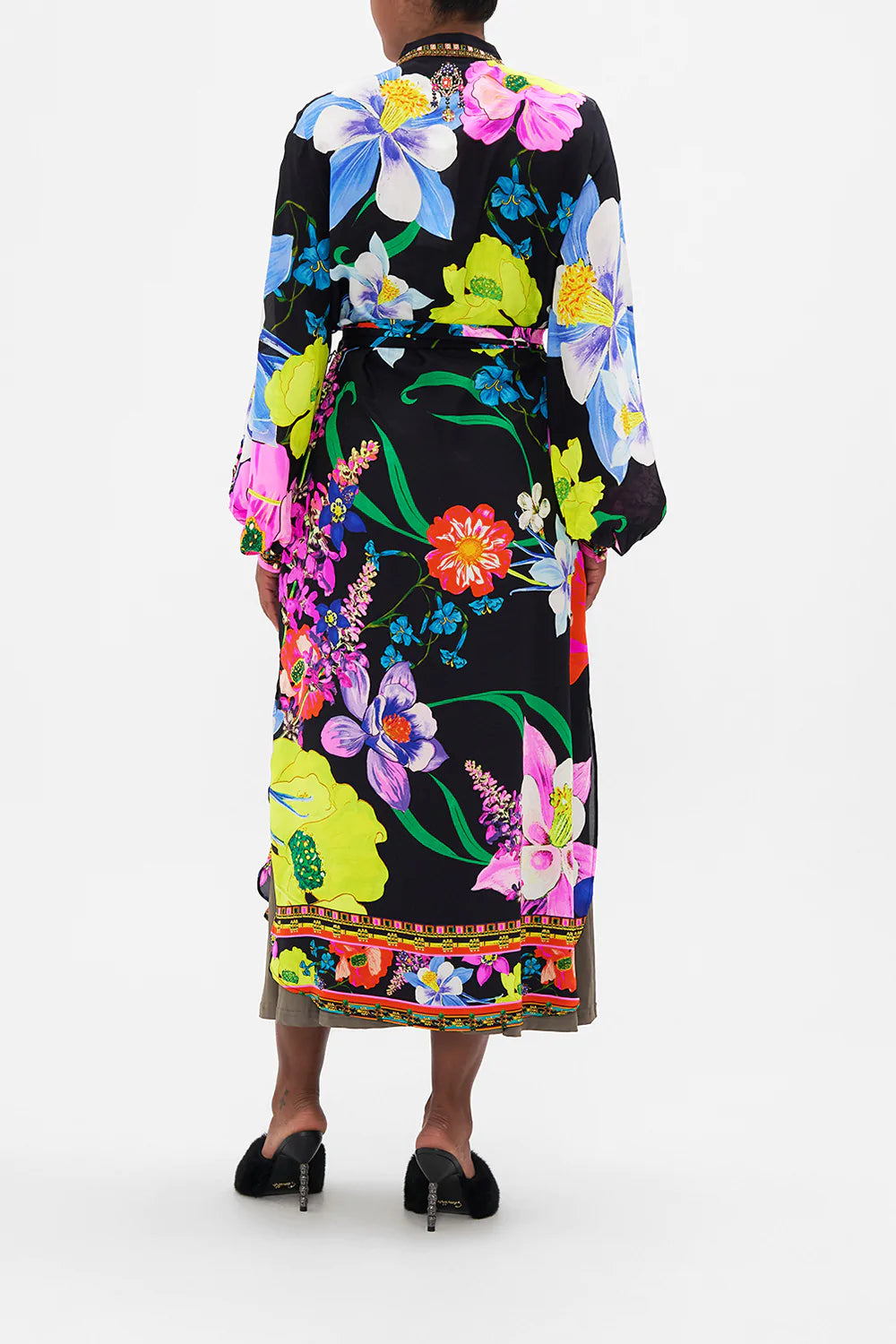 HIGH LOW MIDI SHIRT DRESS AWAY WITH THE FAIRIES