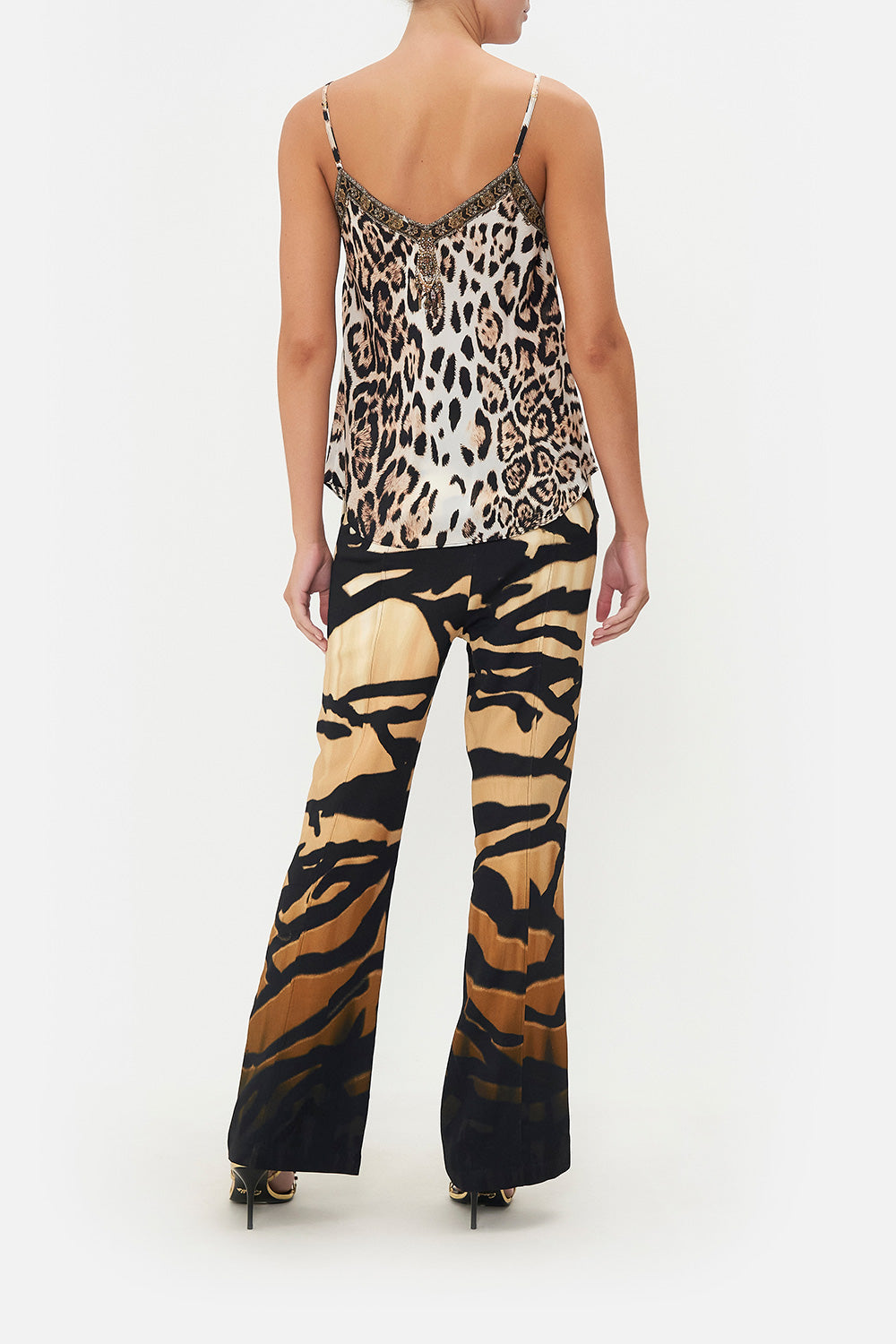 V-NECK BIAS CAMI COOL FOR CATS