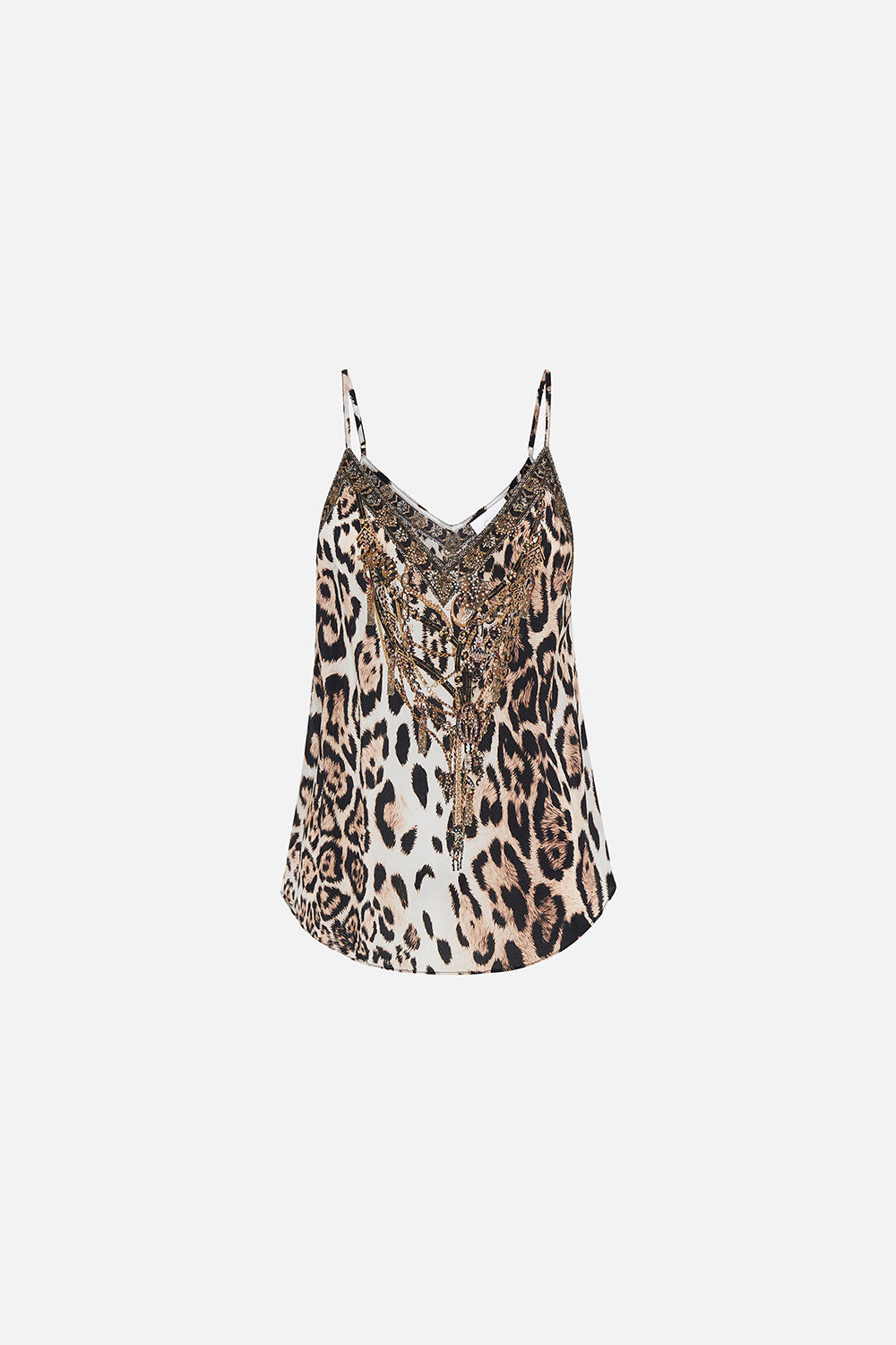 V-NECK BIAS CAMI COOL FOR CATS