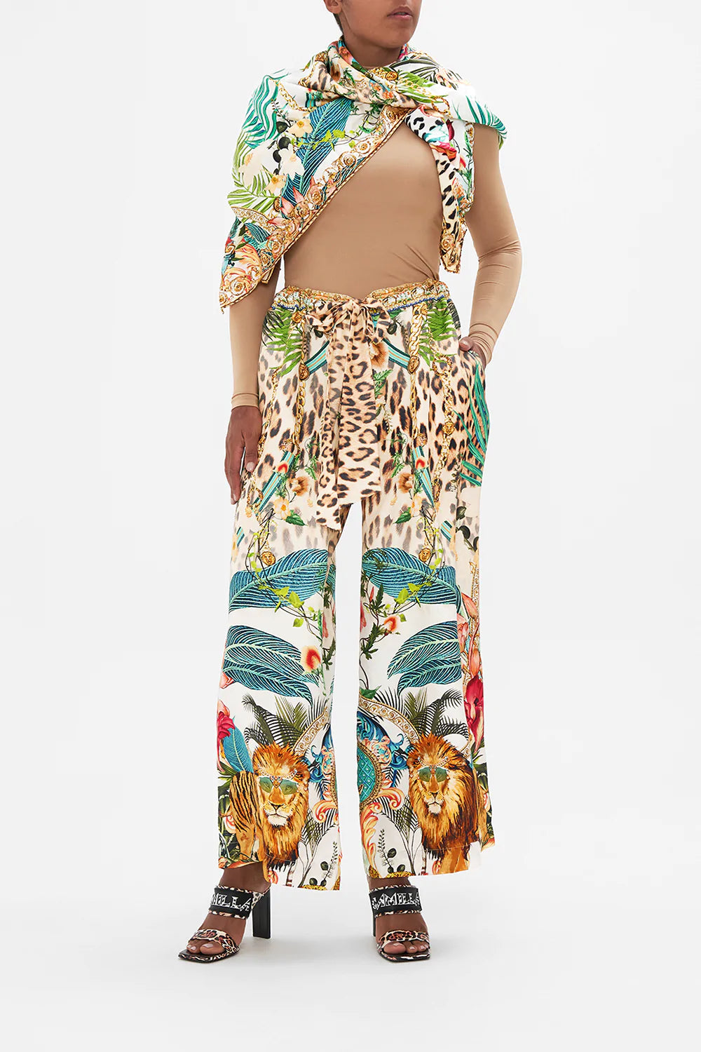 LOUNGE TROUSER WITH WAIST TIE ROYALTY LOYALTY