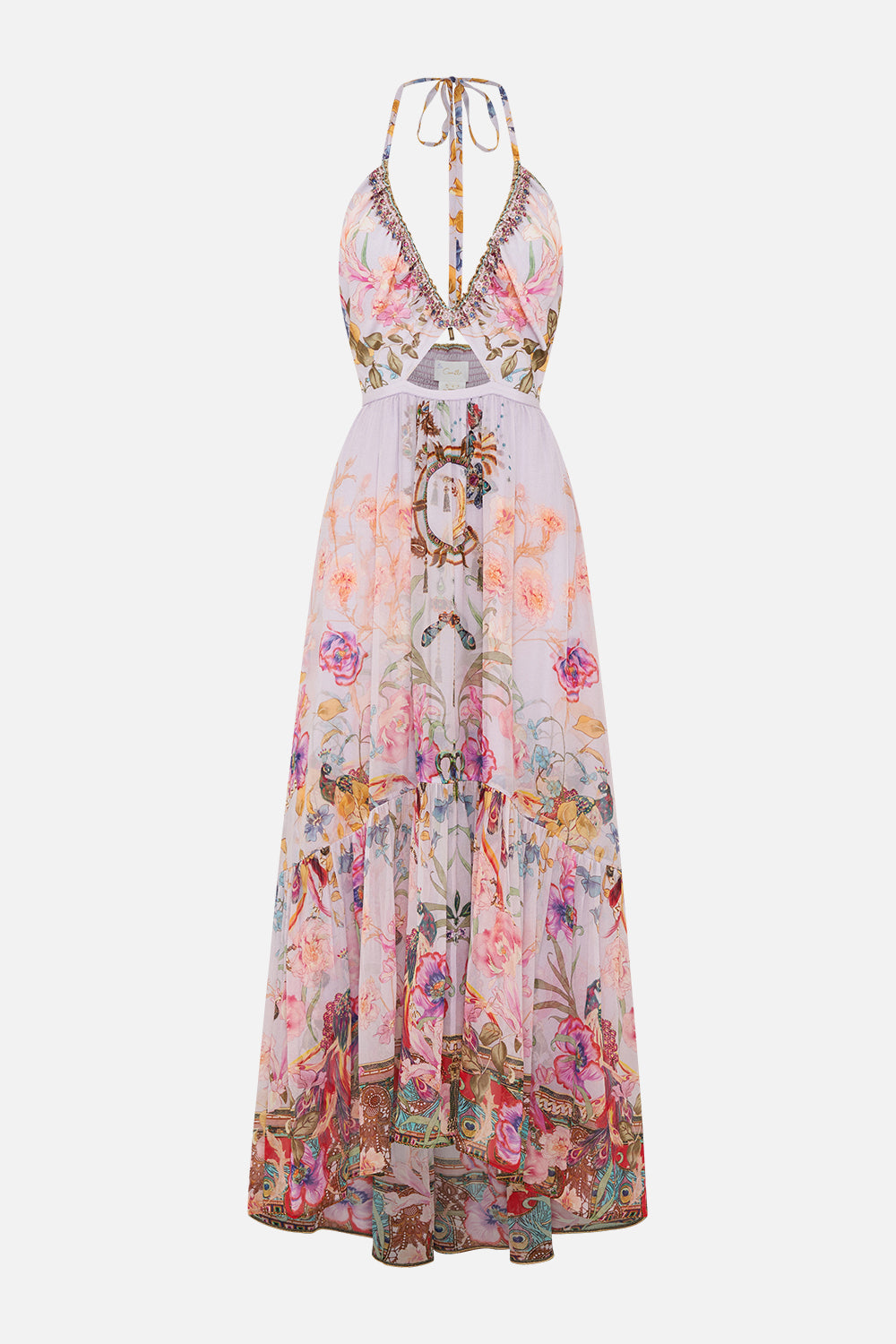 GATHERED V FRONT DRESS NATURES KALEIDOSCOPE