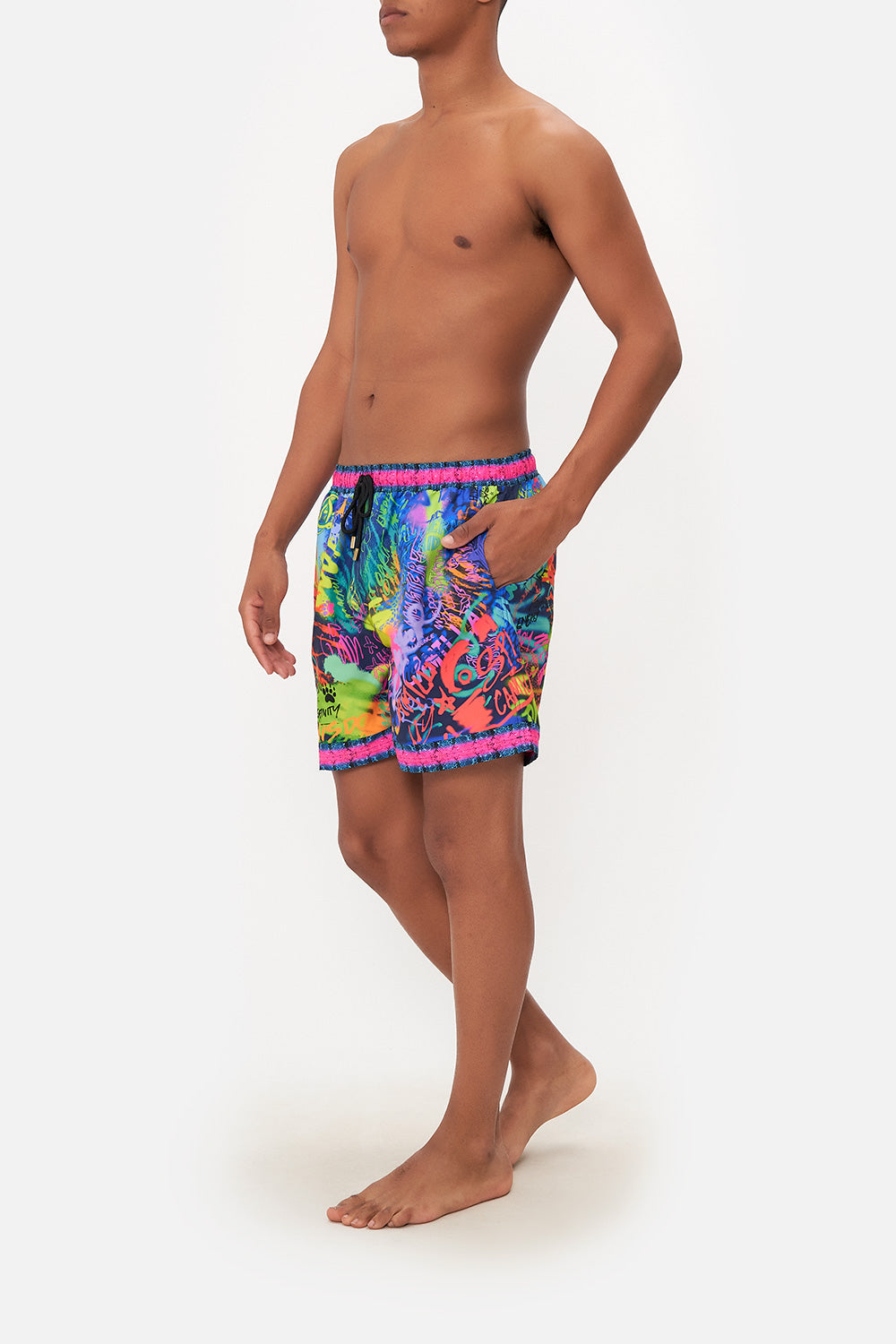 ELASTIC WAIST BOARDSHORT MOTHER EARTHS ARMY
