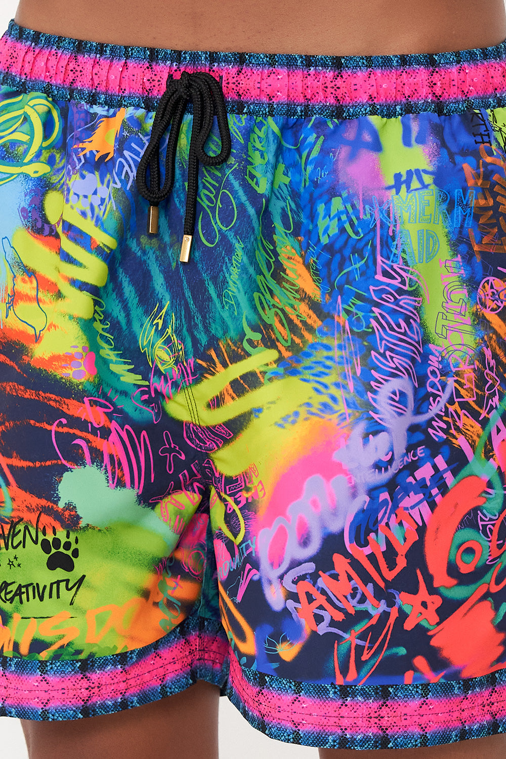 ELASTIC WAIST BOARDSHORT MOTHER EARTHS ARMY