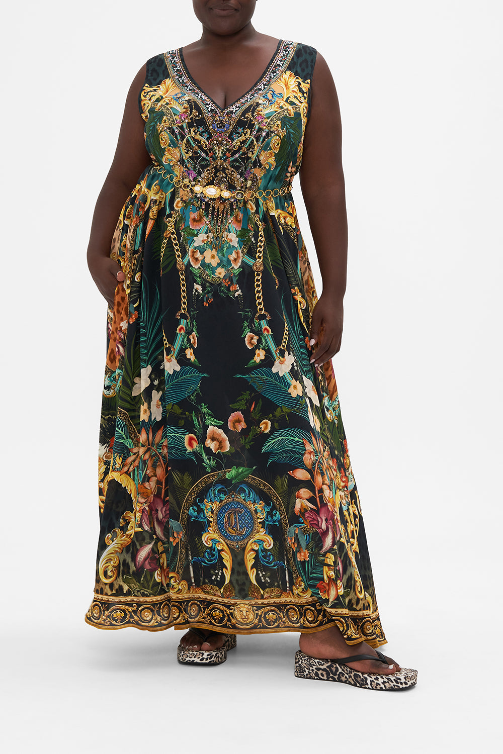 V NECK RACERBACK DRESS FEARLESS FELIS