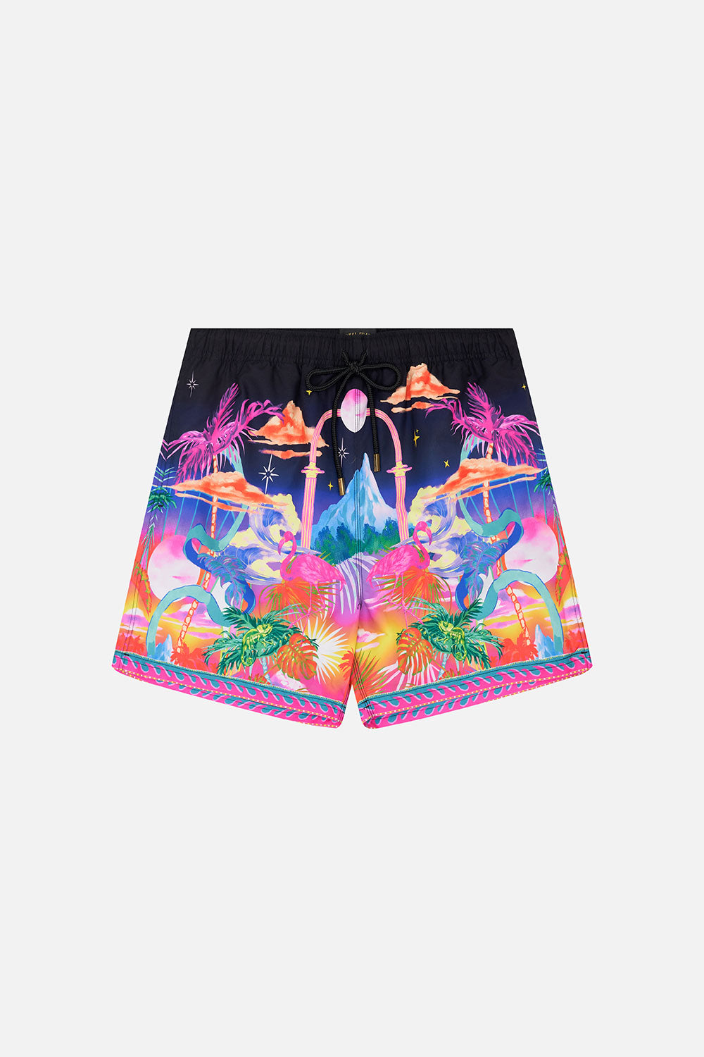 ELASTIC WAIST BOARDSHORT FLIGHT OF THE FLAMINGO