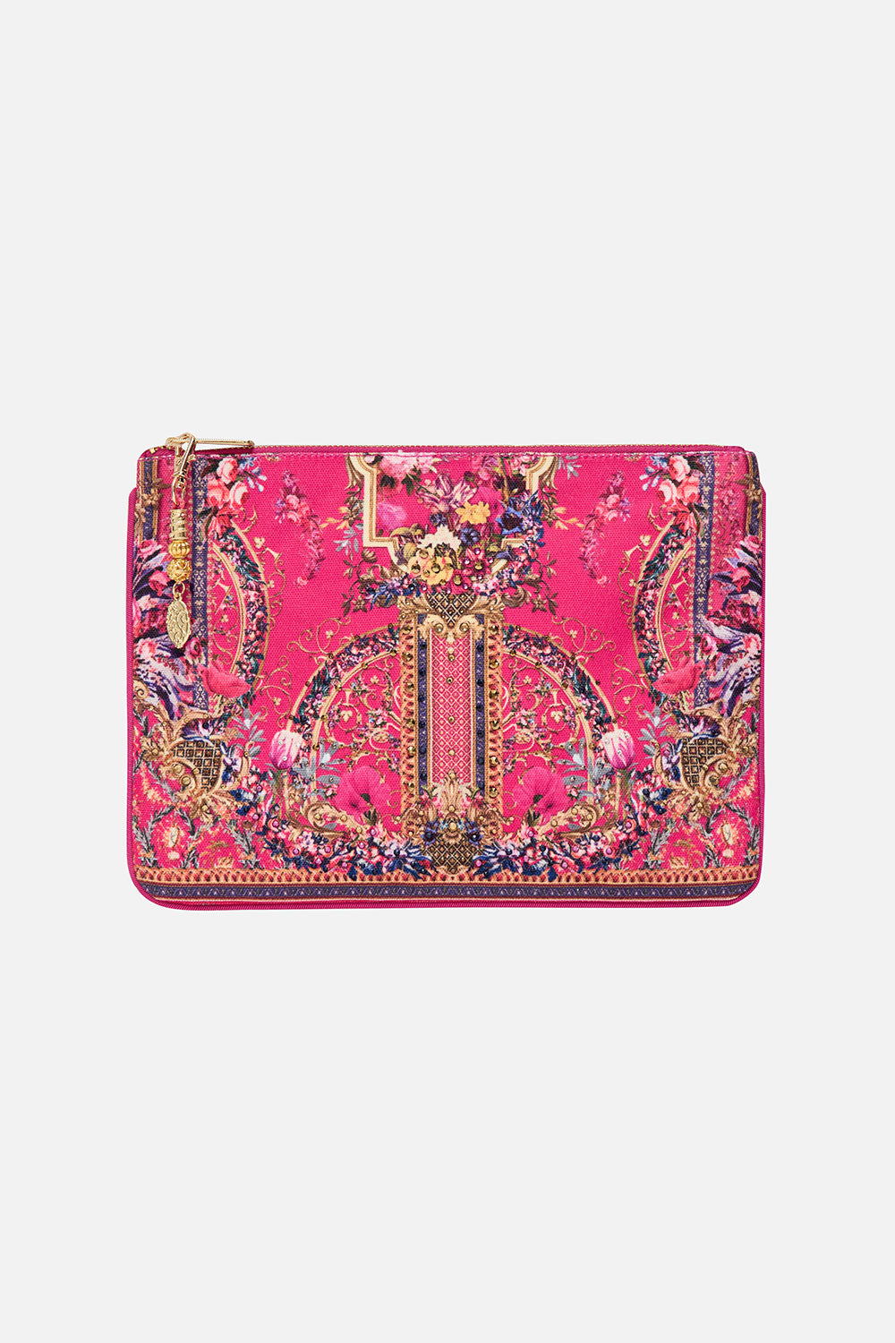 SMALL CANVAS CLUTCH BOHEME BLOOMS